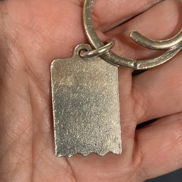 James Avery Mizpah Key Chain Silver Inspirational Keychain - Picture 3 of 4